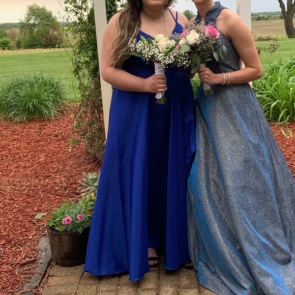 Blue Prom Dress - Picture 5 of 6